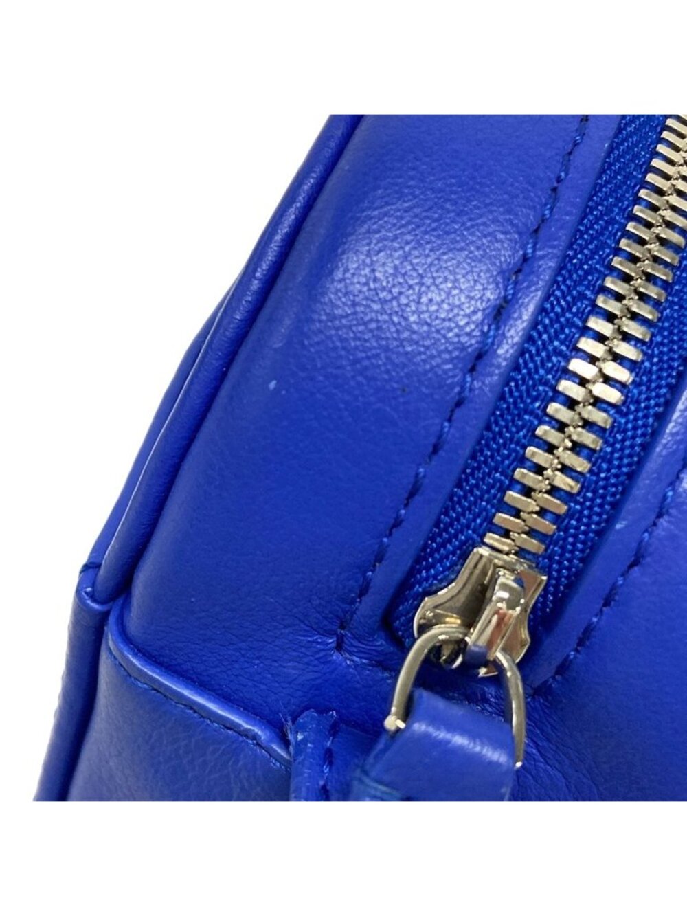 Balenciaga Shoulder Bag Everyday Blue Leather - Picture 12 of 15